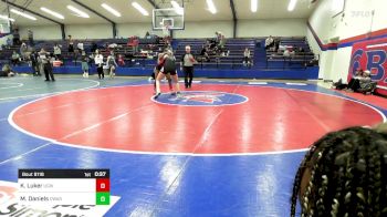 145 lbs 3rd Place - Kelice Luker, Union Girls JH vs Mayce Daniels, Owasso Girls HS