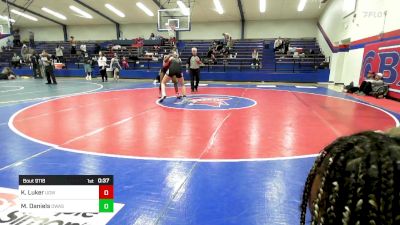 145 lbs 3rd Place - Kelice Luker, Union Girls JH vs Mayce Daniels, Owasso Girls HS