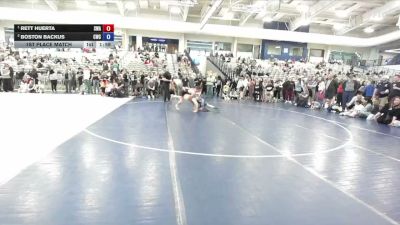 115 lbs 1st Place Match - Rett Huerta, Sanderson Wrestling Academy vs Boston Backus, Champions Wrestling Club
