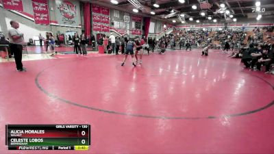 130 lbs Cons. Round 2 - Celeste Lobos, Birmingham vs Alicia Morales, Walnut