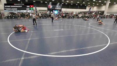 126 lbs Champ. Rd Of 64 - Jaymin Vanderwerff, Berge Elite Wrestling Academy vs Owen Launer, Kearney MatCats Wrestling Club