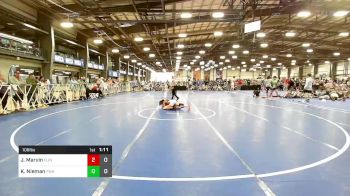 106 lbs Rr Rnd 2 - Jorge Marvin, Flint Tropics vs Kaden Nieman, Felix Wrestling Academy Blue