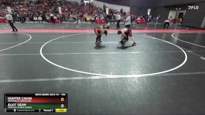 150 lbs Cons. Round 1 - Eliot Dean, Horicon Marsh Hawks vs Hunter Cahak, Reedsville Wrestling