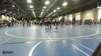 46-50 lbs Rr Rnd 3 - Kyler Aaron, Madill Takedown vs Rhett Castleman, Hornet Wrestling Club