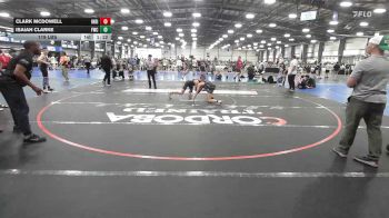 119 lbs Rr Rnd 3 - Clark McDowell, Indiana Outlaws Gold - MS vs Isaiah Clarke, Freakztyle Leviathan - MS