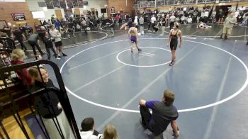 165 lbs Champ. Round 3 - Damion Hamilton, Post Falls vs CJ Wetzel, Lewiston High School