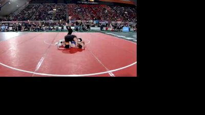 3A 126 lbs Champ. Round 1 - Kaden Nokes, Tri-Valley vs Breylon Moon, Ririe