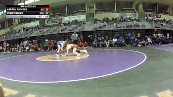 138 lbs Round 3 (4 Team) - Karson Nichols, Smith Center HS vs Evan Warner, Bennington