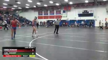 165 lbs Cons. Round 3 - Cael Cassady, Dubuque vs Owen Norman, Wisconsin-Platteville
