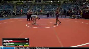 155 lbs Champ. Round 1 - Sage Rosario, Manhattan vs Laney Finazzo, Olathe-West