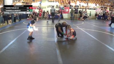 47 lbs Cons. Round 1 - Gabriella Murphy, Springboro vs James Farler Jr, Valdus Training Center