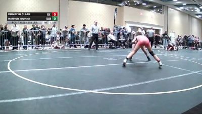 116 lbs Semifinal - Emmalyn Clark, Elk Grove Wr Ac vs Harper Tudara, Granite WC