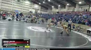 100 lbs Semis & Wb (16 Team) - Joseph Whitford, Utah Gold vs Brodey Wilcox, Bear Cave