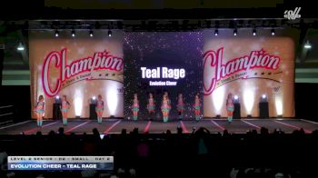 Evolution Cheer - Teal Rage [2025 L2 Senior - D2 - Small Day 2] 2025 Champion Cheer and Dance Grand Nationals