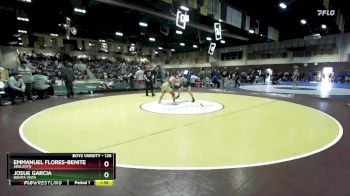 126 lbs Champ. Round 1 - Emmanuel Flores-Benitez, Adelanto vs Josue Garcia, Bonita Vista