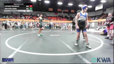 130 lbs 5th Place - Laforce Bearbow, Darko Valley Wolf Pack vs Braxton Lewis, Noble Takedown Club