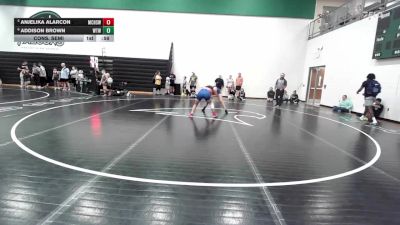 135 lbs Cons. Semi - Anjelika Alarcon, McDonald County High School Wr vs Addison Brown, Waynesville Tiger Wrestling