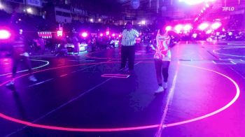 123 lbs Consi Of 16 #1 - Logan Balmer, Unattached vs Maddy Knight, Turner WC