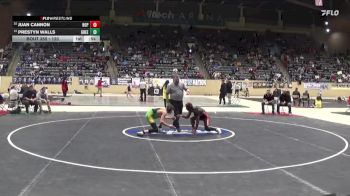 120 lbs Cons. Round 1 - Juan Cannon, Hopkinsville vs Prestyn Walls, Green County