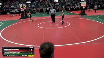 65 lbs Champ. Round 1 - Vincent Weingart, DON1 vs Hendrix Leyshon, Unattached