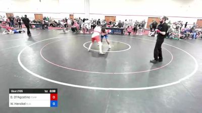 74 kg Cons 16 #2 - Domenic D?Agostino, Team Pennsylvania vs William Henckel, Blairstown Wrestling Club