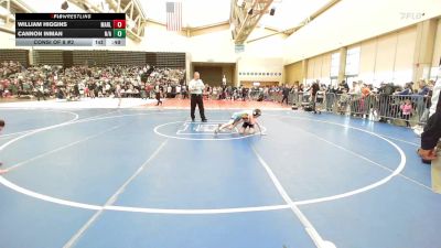 83-M lbs Consi Of 8 #2 - William Higgins, Marlton Chiefs vs Cannon Inman, N/A