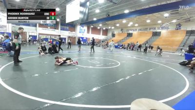 46-48 lbs Round 3 - Phoenix Rodriguez, Church Boyz Wrestling Club vs Judsen Burton, Sting WC