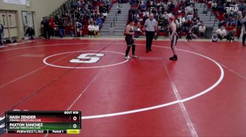 135 lbs Semifinal - Paxton Sanchez, Outlaw Wrestling Club vs Nash Zender, Piranha Wrestling Club