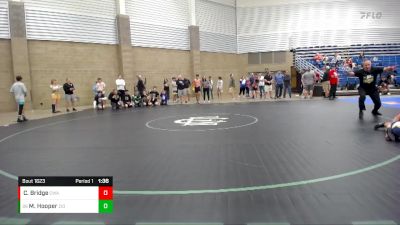 109 lbs Champ. Round 2 - Maddox Hooper, Zionsville vs Case Bridge, Contenders Wrestling Academy