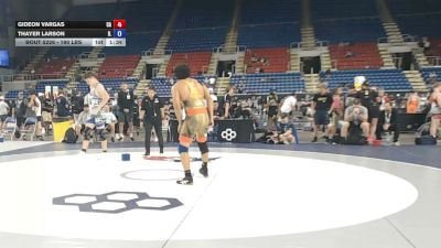 190 lbs Cons. Sub-quarters - Gideon Vargas, California vs Thayer Larson, Illinois