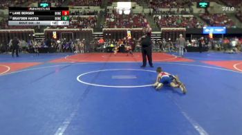 54 lbs Cons. Round 2 - Lane Berger, Buzzsaw Wrestling Club vs Brayden Hayes, East Helena Outlaws