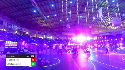 106 lbs Round Of 16 - Xavier Castillo, Juggernaut WC vs Thomas McKenzie, Unattached