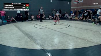 140 lbs Champ. Round 2 - Dane Muck, Hawk Wrestling Club vs Ryder Smith, Mountain Man Wrestling Club