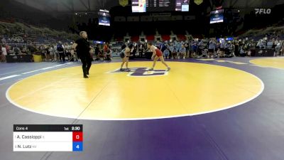 120 lbs Cons 4 - Angelina Cassioppi, IL vs Noelani Lutz, NV