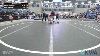 52 lbs Consolation - Hazen Rackley, Jacket Wrestling Club vs Remi George, Kingfisher YellowJackets