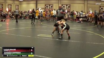 49 lbs Finals (8 Team) - Lucas Krause, Olympic vs Dominick Goffredo, The Hunt WC