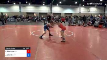 78 lbs Quarterfinal - Eddie Figueroa, Apex Wrestling Academy vs Josh Waufle, Kentucky