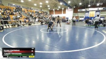 150 lbs Cons. Round 5 - Elijah Contreras, Vista Murrieta vs TURNER YANAGISAWA, Mayfair