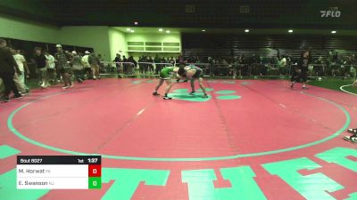 144 lbs Round Of 128 - Mason Horwat, PA vs Eric Swanson, NJ