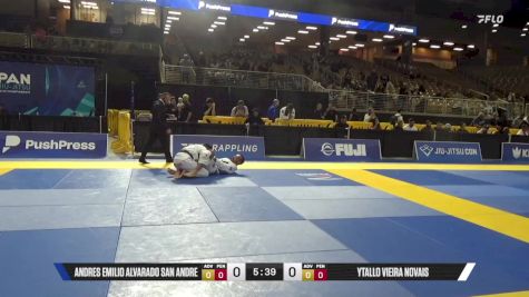 Ytallo Vieira Novais vs Andres Emilio Alvarado San Andre 2025 Pan Jiu Jitsu IBJJF Championship