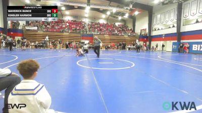 61-64 lbs Consi Of 4 - Maverick Bunce, Salina Wrestling Club vs Kinsler Harmon, Berryhill Wrestling Club