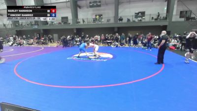Junior Boys GR - 126 lbs Champ. Round 2 - Harley Hardison, OR vs Vincent Ramirez, CA