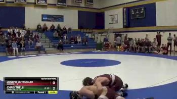 141 lbs Quarters & Wb (16 Team) - Joseph Lotruglio, Norwich vs Chris Trelli, Springfield