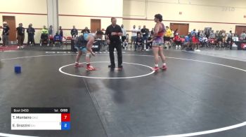 86 kg Rnd Of 64 - Tye Monteiro, California vs Evan Grazzini, Illinois