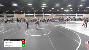 130 lbs Consolation - Alanna Harwell, Red Star vs Braylynn Young, AATC (All American TC)