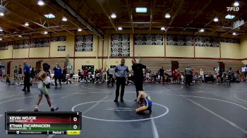 76 lbs Round 5 (10 Team) - Ethan Encarnacion, Headhunters vs Kevin Wojcik, Mat Warriors