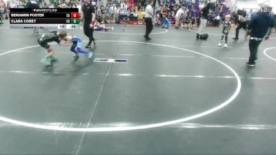 60 lbs Champ. Round 1 - Benjamin Foster, Combat Athletics vs Clara Corey, Carolina Reapers