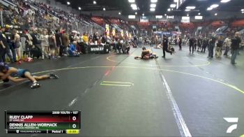 107 lbs Cons. Round 2 - Rudy Clapp, St Louis WC vs Dennis Allen-Wormack, Kalamazoo Premier WC