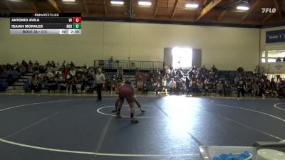 174 lbs Quarterfinal - Antonio Avila, Victor Valley College vs Isaiah Morales, Menlo College