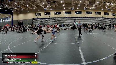 92 lbs Round 3 (4 Team) - Brody Fissel, Legacy Dragons vs Evan Leadbetter, Hanover Hawkeye